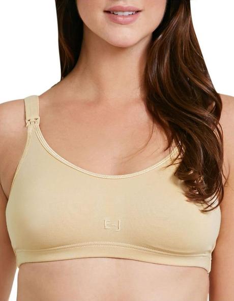 Bavlnená bezšvová podprsenka na dojčenie 386 -d, 80 / 85,d