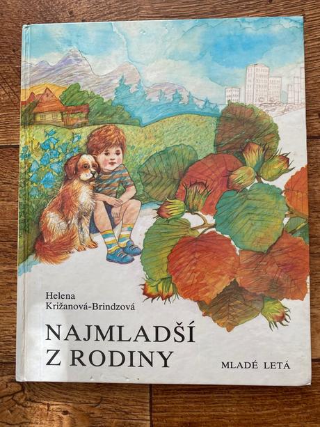 Stará retro kniha najmladší z rodiny helena križan, 