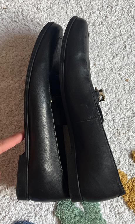 Čierne kožené mokasíny/loafers, lasocki, 38, lasocki,38