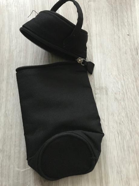 Obal na flašu -čierny, babylove