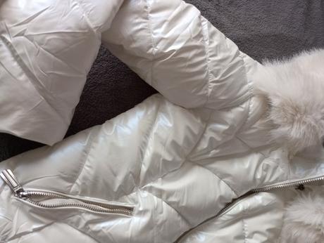 Bunda biela leskla, m