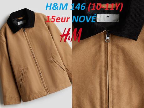 Chlapčenská bunda hm (10-11y) svetlohnedá, h&m,146