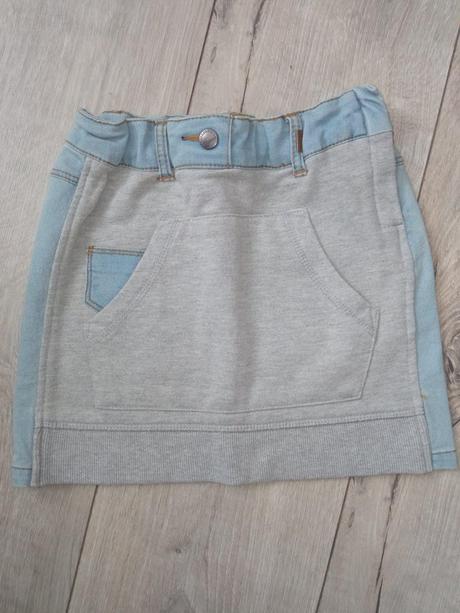 Dievčenská sivo-modrá sukňa coccodrillo, coccodrillo,122