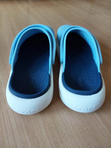 Modré crocs literide - dobry stav, crocs,43