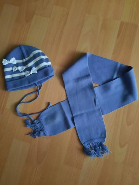 Dievčenská súprava-čiapka+šál, sterntaler,<50