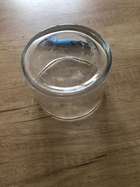 Sklenený svietnik/váza, 