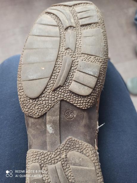Kožené čižmy veľ. 37, 36