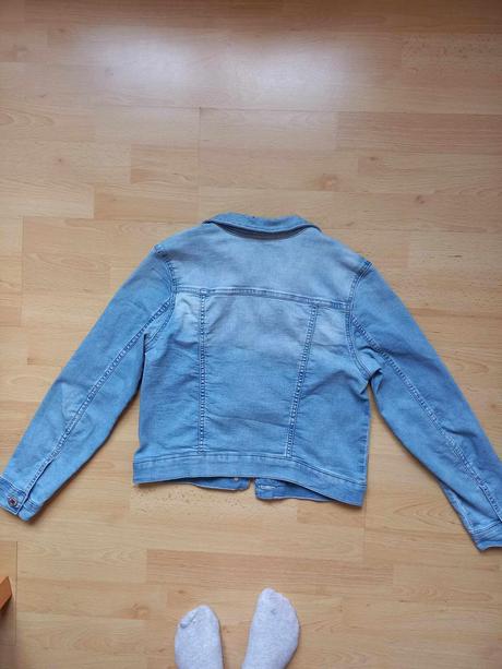 Dievčenská rifľová bunda, h&m,146