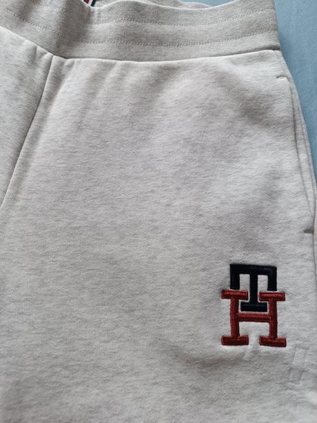 Sivé melanž tepláky tommy hilfiger, tommy hilfiger,xs