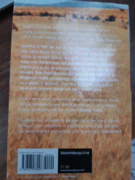 Nadine gordimer the conservationist, 