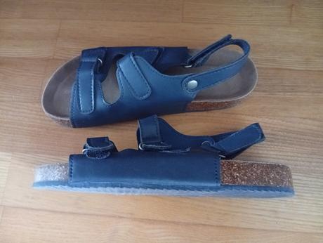 Kožené korkové sandále, reserved,36