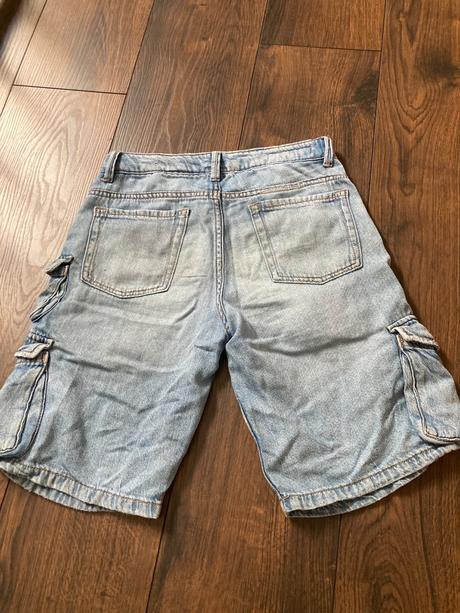 Jemné riflové šortky, zara,140