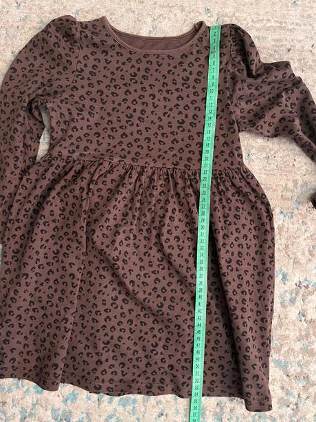 2x šaty s dlhým rukávom 110/116, h&m,110