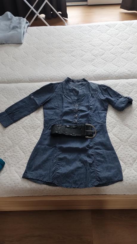 Košeľa s opaskom, s