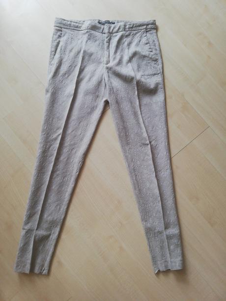 Elegantné vyrážané nohavice (38-m), zara,38
