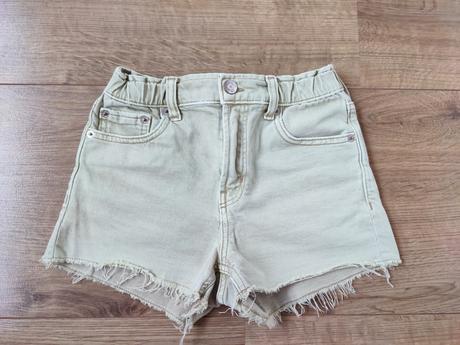 Rifľové šortky s vysokým pásom, gap,134