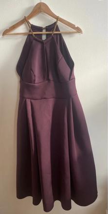 Slivkove midi saty asos, xl
