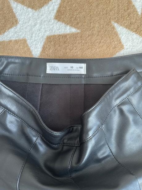 Koženková sukňa, zara,140