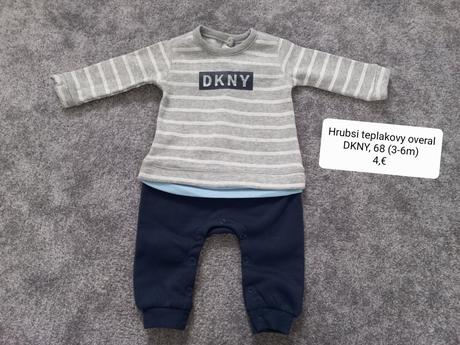 Hrubsi teplakovy overal dkny, 3-6m, dkny,68
