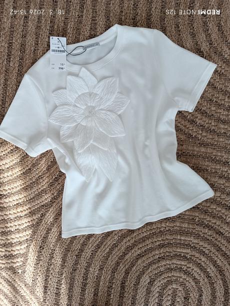 Tričko s kvetom, gate,m / s