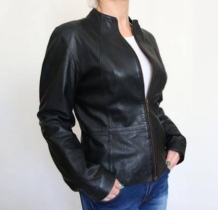 Kožená dámska bunda marks&spencer veľ.40, marks & spencer,l