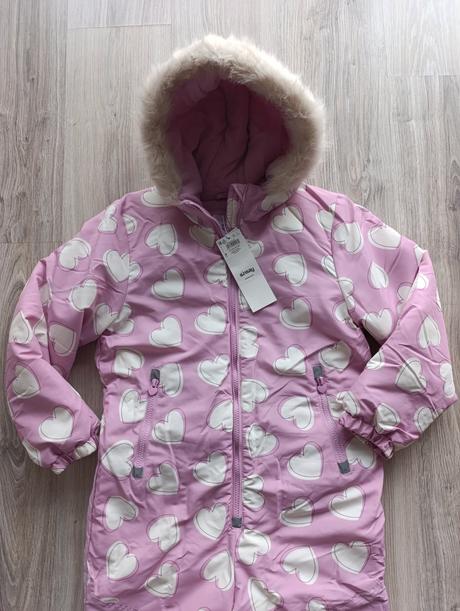 Dievčenský zimný overal/kombinéza - veľkosť 140, sinsay,140