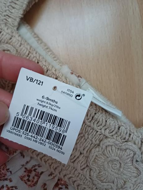 Opaľovačky v.74 /6-9 mesiacov, next,74