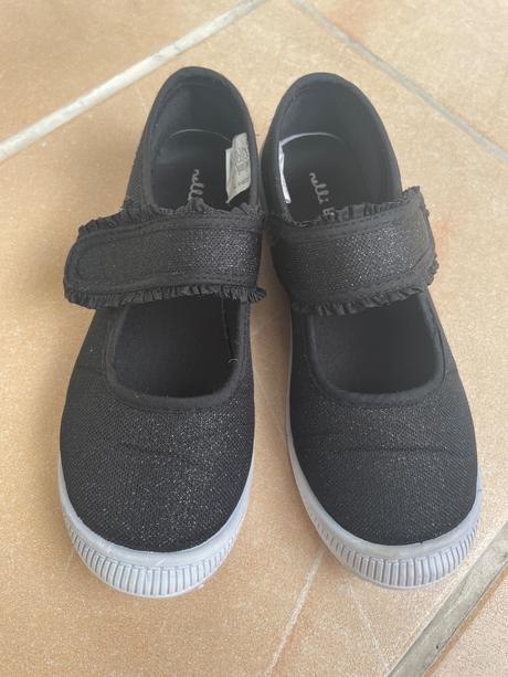 Balerínky plátené trblietavé, nelli blu,32