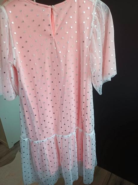 Šaty s bodkami, h&m,134