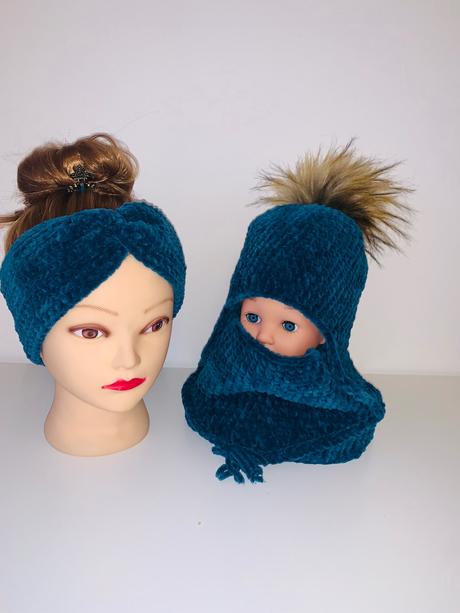 Hačkovaná čiapka a tunel, 80 / 86 / 92 / 104 / 110