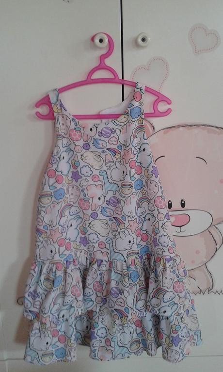 Balík letných šiat 3ks číslo 116, 104–116