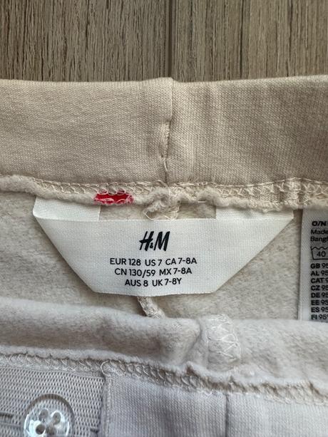 Legínky h&m srdiečka 128, h&m,128