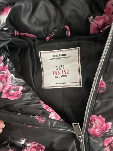 Bunda ruže (10-12 rokov) 146-152, 146