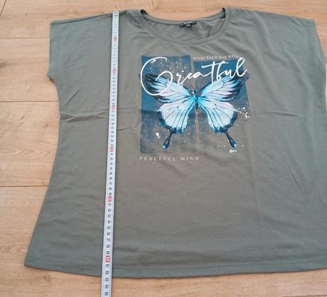 Letné tričko s motýľom peaceful mind, xl