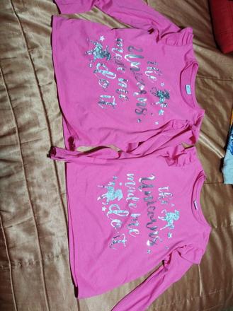 Ružové tričká unicorn, 140