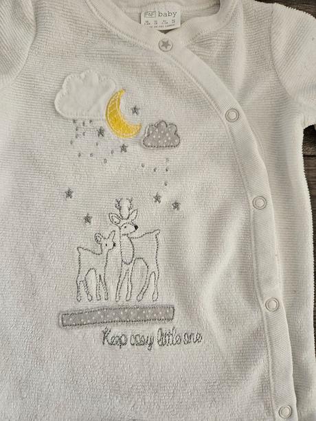 F&f teplý overal pyžamko dupačky 68, f&f,68