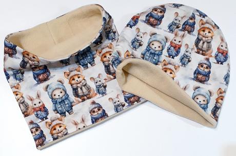 Zimný set, čiapka a nakrčník, 