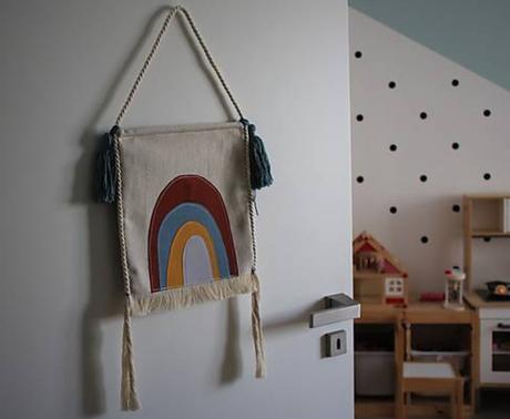Dekorácia do detskej izby dúha, 