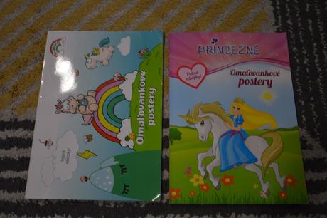 Omaľovánkové postery 2+1,