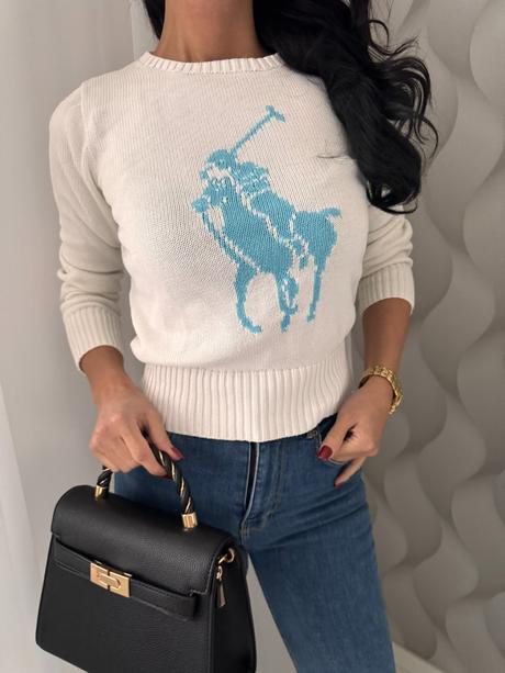 Ralph lauren - pletený sveter, ralph lauren,xs