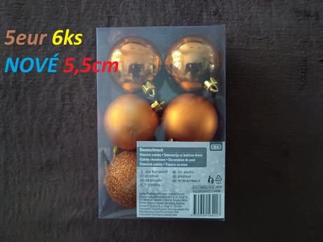 Šálky, taniere, vianočné ozdoby, 
