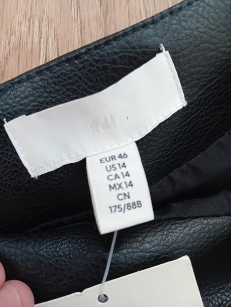 Koženková sukňa h&m, h&m,xl