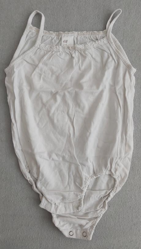 Bodytielko biele h&m 86, h&m,86