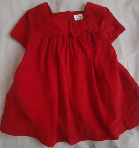 Gap dievčenská menčestrová tunika/šaty, gap,62