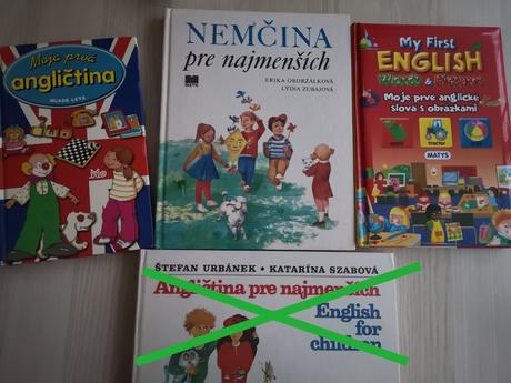 Knihy angličtina aj nemčina,