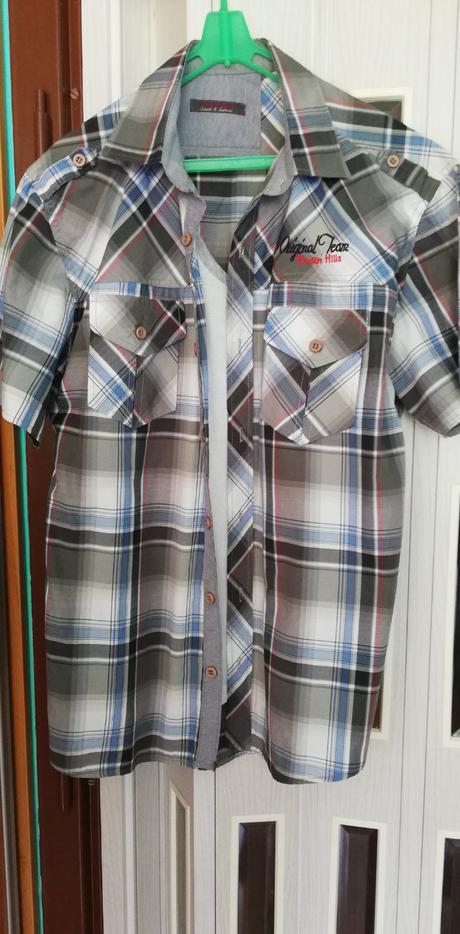 Pánska košeľa s tričkom l, l