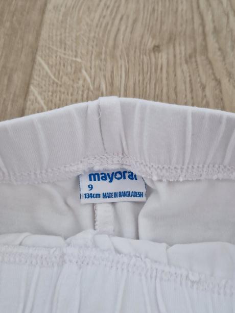 Legíny bavlnené mayoral krátke biele, mayoral,134