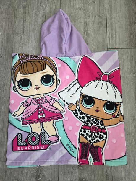 Pončo osuška detská na pláž lolky, 