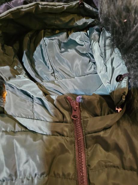 Zelená zimná predĺžena bunda 170, 170