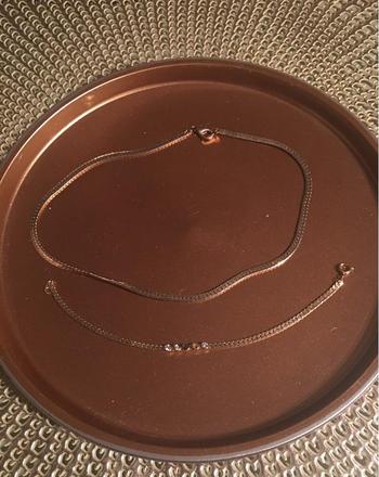 2 dielny set - náhrdelník s náramkom,